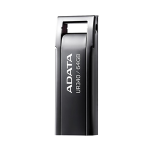 ADATA 64GB Royal UR340 AROY-UR340-64GBK USB 3.2 Gen 1 Siyah Metal USB Bellek