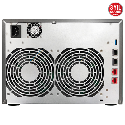 ASUSTOR 8diskli Atom QC-40GB RAM-2-10Gbe Nas Server AS6508T (44385)