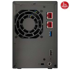 ASUSTOR 2diskli Celeron N5105-8GB RAM-2.5Gbe Nas Server AS6702T (44620)