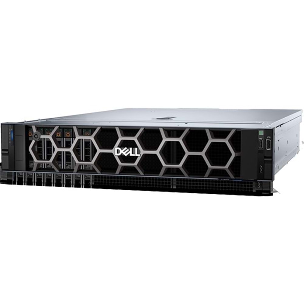 DELL Silver 4410Y R760XS PER760XS1SPL 128GB DDR5 RDIMM-480GB+4X3.84TB SSD- 2x700w 2U Rack Sunucu (51853)
