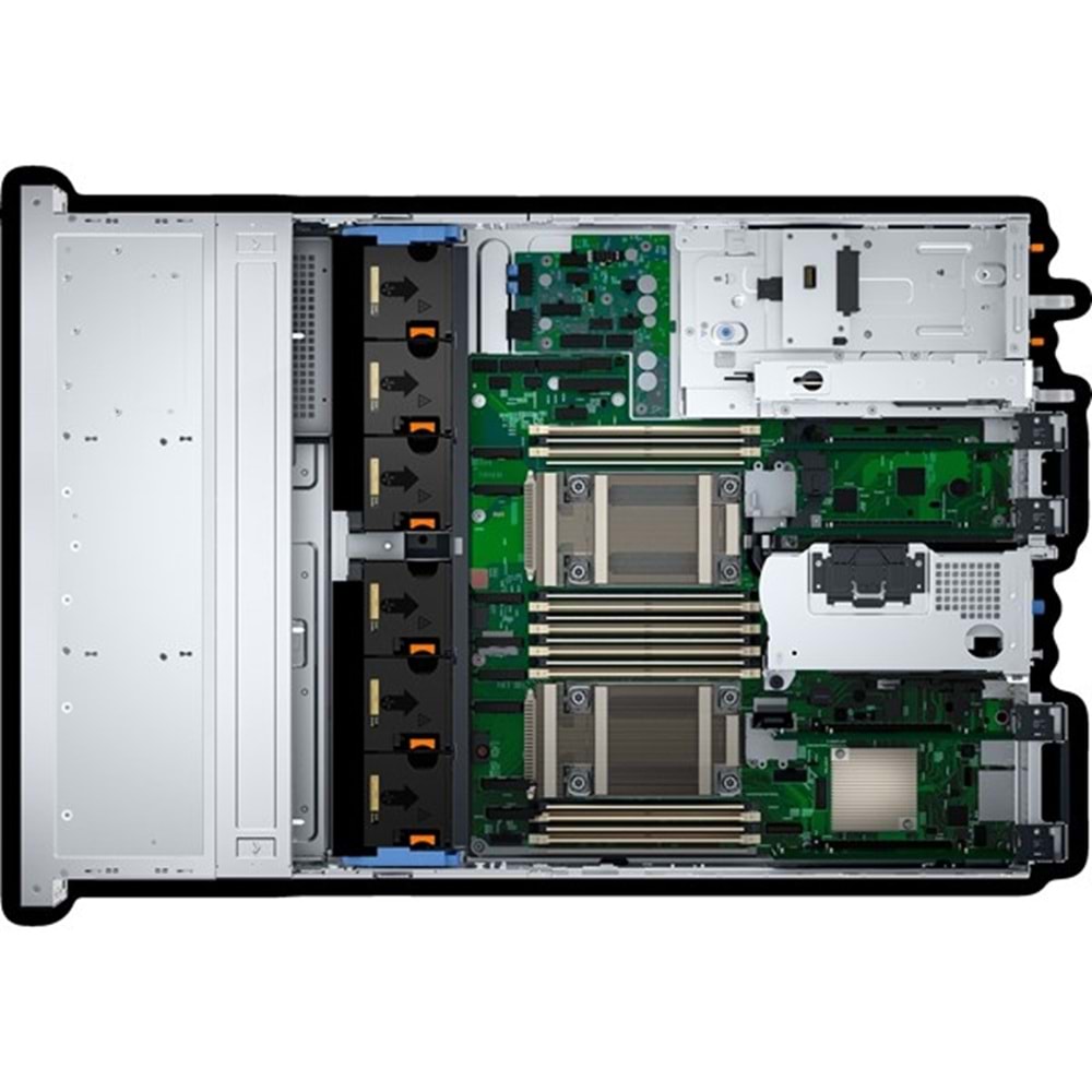 DELL 2XGOLD 5416S R760XS PER760XS5SPL-32GB DDR5 RDIMM- 2X480GB+2X3.84TB SSD-2x1100w Titanium 2U Rack Sunucu