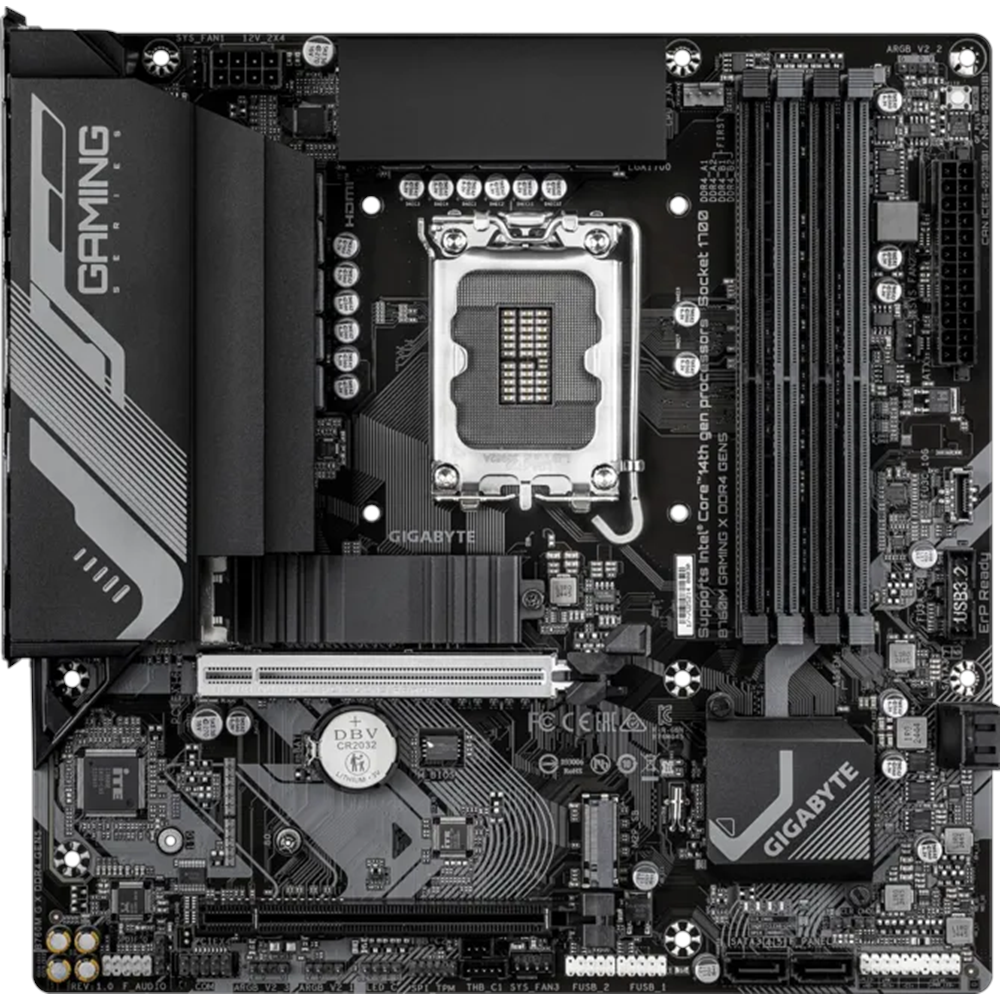 GIGABYTE B760M GAMING X GEN5 DDR4 HDMI-DP PCIE 4.0 1700p mATX