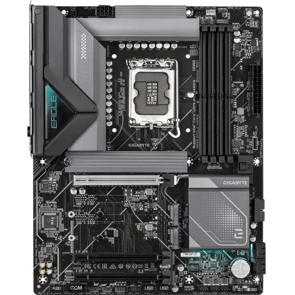 GIGABYTE B860 EAGLE WIFI6E DDR5 HDMI-DP TYPEC PCIE 5.0 1851p ATX