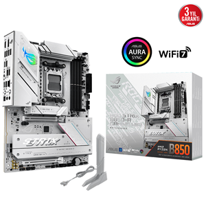 ASUS ROG STRIX B850-A GAMING WIFI7 DDR5 HDMI-DP PCIE 5.0 AM5 ATX BEYAZ