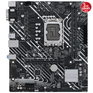 ASUS PRIME H610M-E D4 CSM DDR4 HDMI-DP PCIE 4.0 1700p mATX Kurumsal Anakart