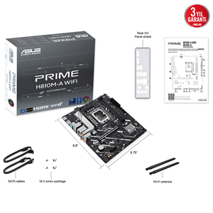 ASUS PRIME H810M-A WIFI6 DDR5 HDMI-DP PCIE 4.0 1851p mATX