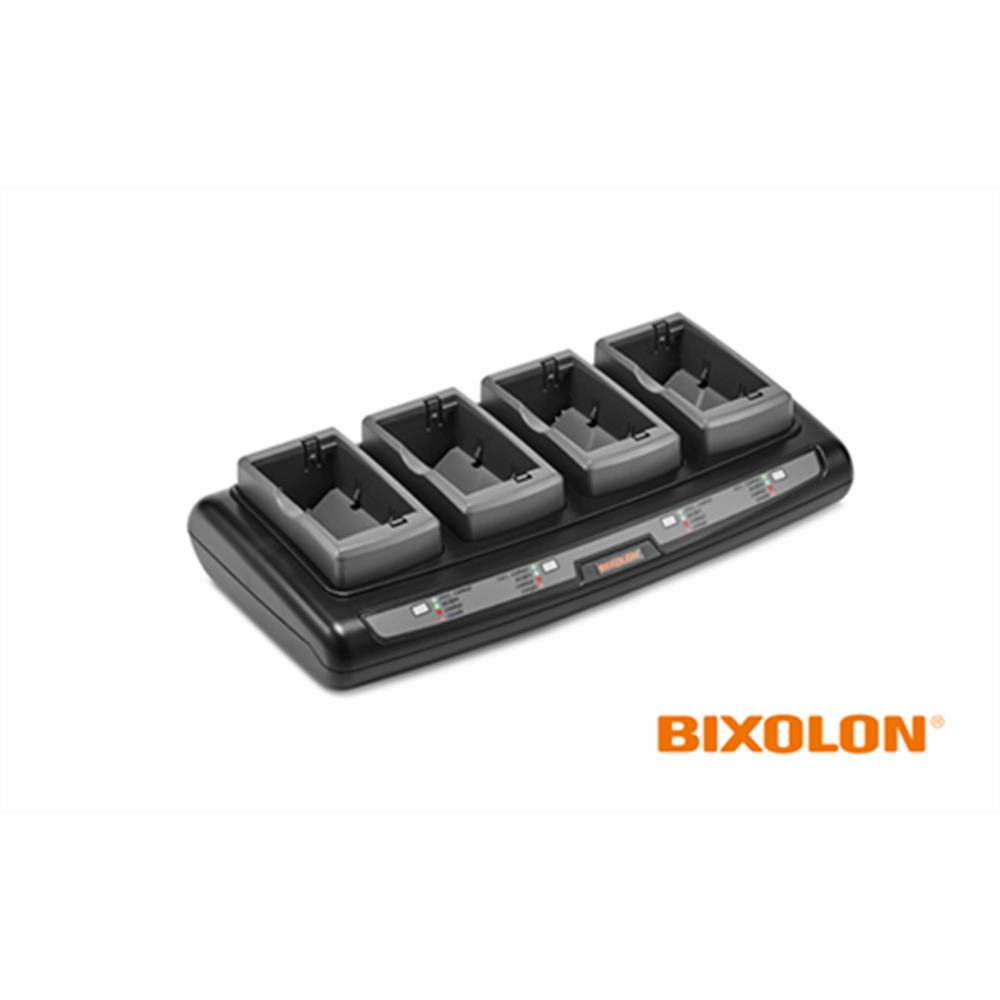 BIXOLON PQC-R300/STD SPP-R310 / SPP-L310 Uyumlu 4'lü Pil Şarj Ünitesi Adaptör Dahil
