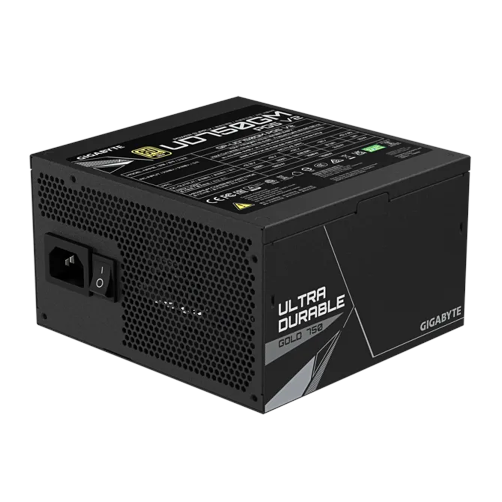 GIGABYTE 750W 80+GOLD GP-UD750GM PG5 V2 Tam Modüler Power Supply