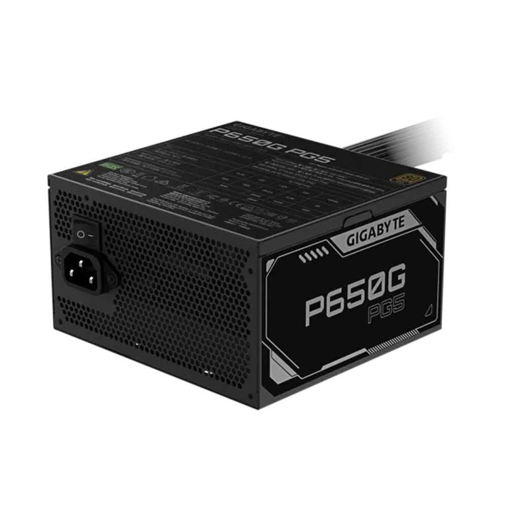 GIGABYTE 650W 80+ Gold P650G GP-P650G-PG5 Power Supply
