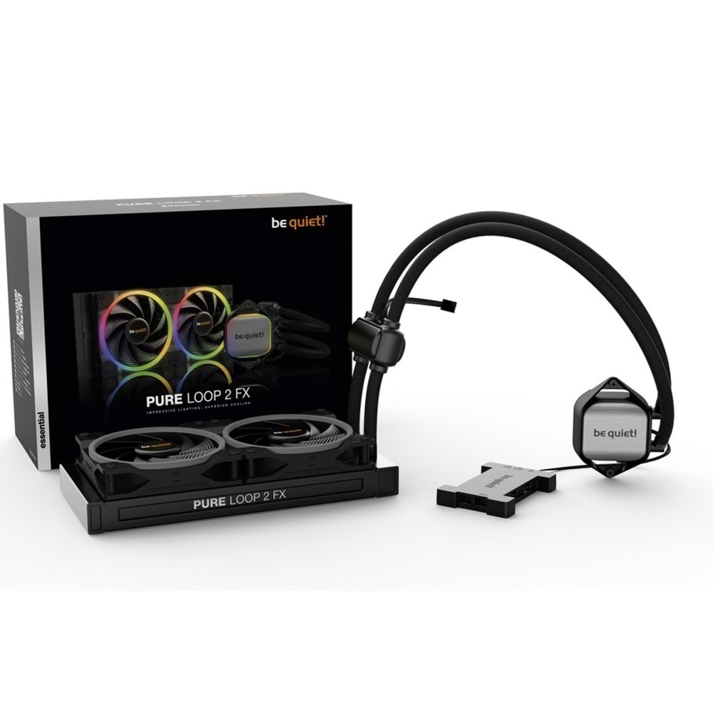 BEQUIET 240MM PURE LOOP 2 FX BW013 ARGB AM4-1700p Sıvı Soğutmalı İşlemci Fanı