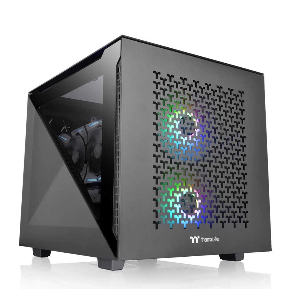 THERMALTAKE DIVIDER 200 TG AIR CA-1V1-00S1WN-01 1-20CM Fanlı Gaming Mini ITX PC Kasası