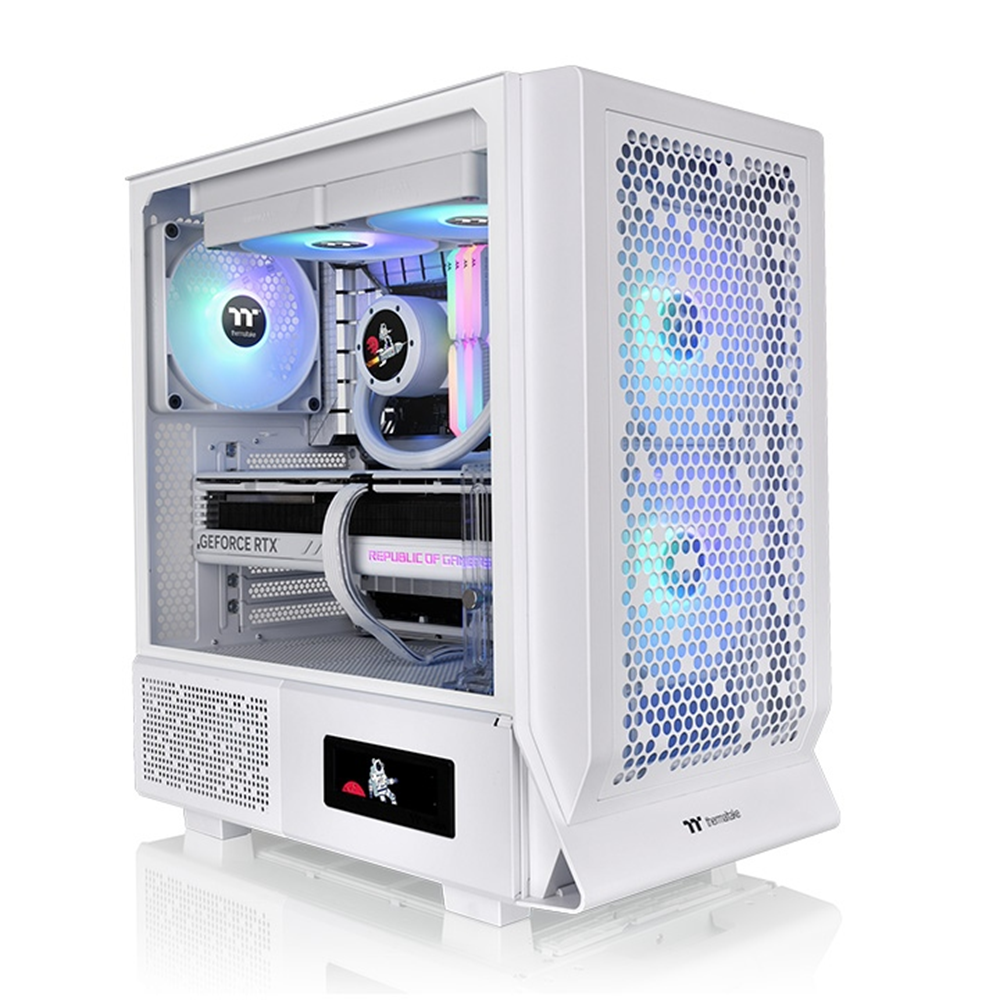 THERMALTAKE CERES 330 TG CA-1Y2-00M6WN-01 2-14CM ARGB Fanlı Gaming Mid-Tower PC Kasası Beyaz