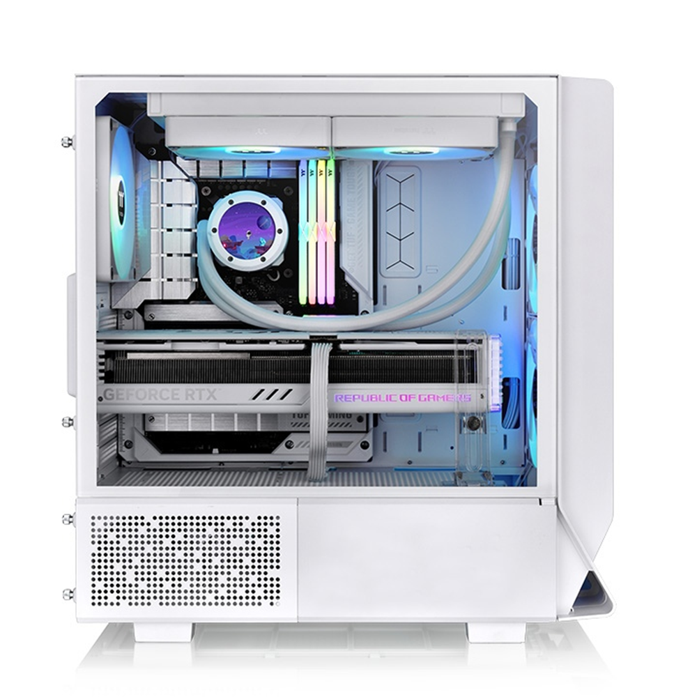 THERMALTAKE CERES 330 TG CA-1Y2-00M6WN-01 2-14CM ARGB Fanlı Gaming Mid-Tower PC Kasası Beyaz