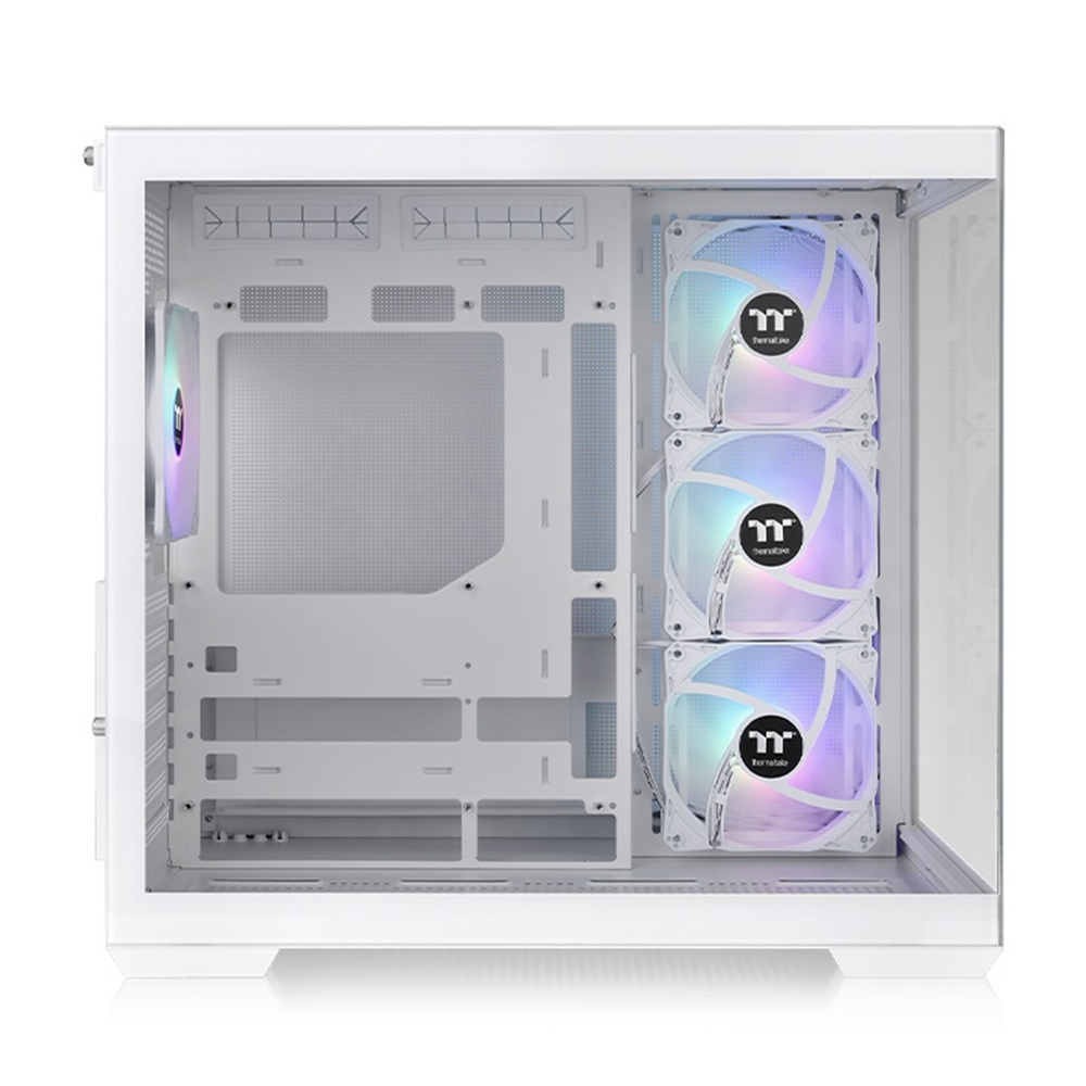 THERMALTAKE VIEW 380 TG Snow CA-1Z2-00M6WN-00 4-ARGB Fanlı Gaming Mid-Tower PC Kasası Beyaz