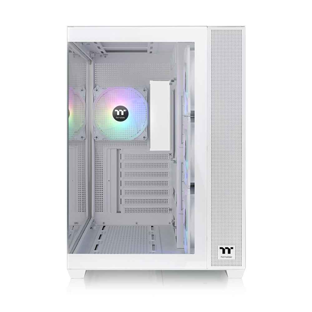 THERMALTAKE VIEW 380 TG Snow CA-1Z2-00M6WN-00 4-ARGB Fanlı Gaming Mid-Tower PC Kasası Beyaz