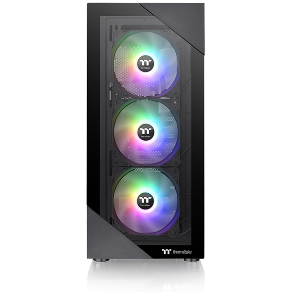 THERMALTAKE 650W 80+ View 200 TG CA-3X3-65M1WE-00 4-ARGB Fanlı Gaming Mid-Tower PC Kasası