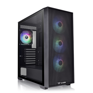 THERMALTAKE 650W 80+ BRONZE H390 TG CA-3Y9-65S1WE-00 4-ARGB Fanlı Gaming Mid-Tower PC Kasası