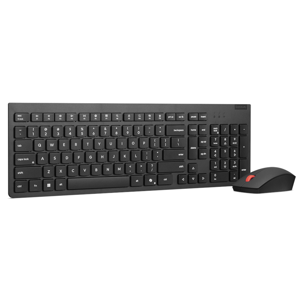 LENOVO Q TR Essential 4X31R64489 Kablosuz Klavye Mouse Set Siyah