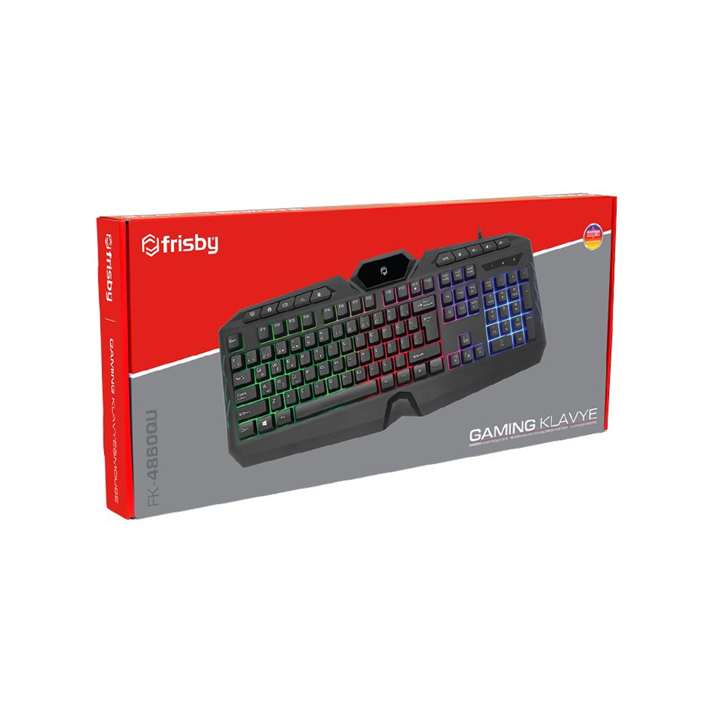 FRISBY FK-4860QU Kablolu USB Q Türkçe Multimedya Gaming Klavye