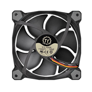 THERMALTAKE Riing CL-F038-PL12WT-A 120mm Beyaz Halka Ledli Titreşimsiz Kasa ve Radyatör Fanı