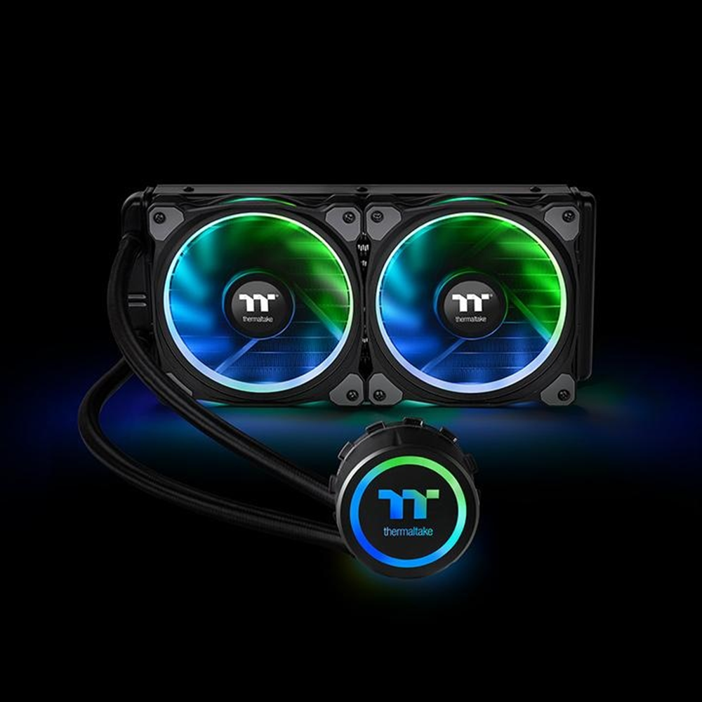THERMALTAKE 240MM FLOE RIING PLUS CL-W157-PL12SW-A RGB AM4-2066p Sıvı Soğutmalı İşlemci Fanı