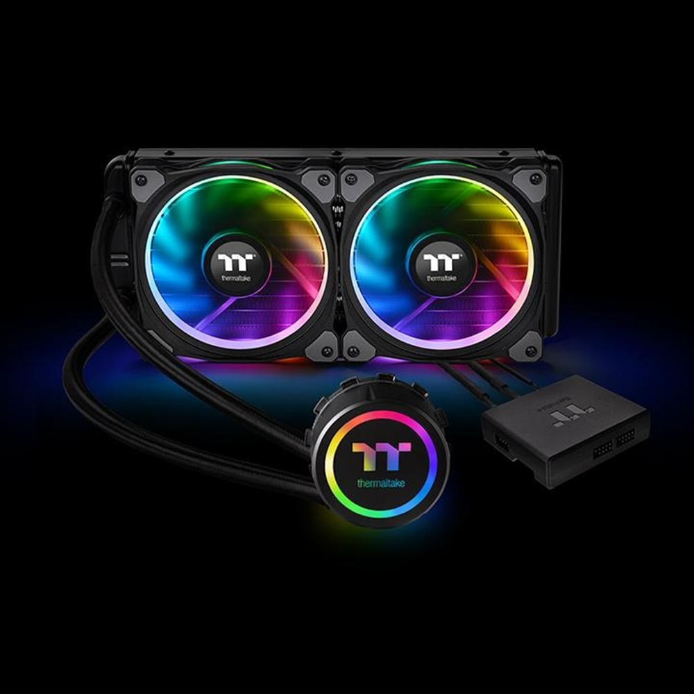 THERMALTAKE 240MM FLOE RIING PLUS CL-W157-PL12SW-A RGB AM4-2066p Sıvı Soğutmalı İşlemci Fanı