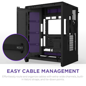 NZXT H9 FLOW RGB 2025 CM-H92FB-R1 Dual Chamber Gaming EATX PC Kasası