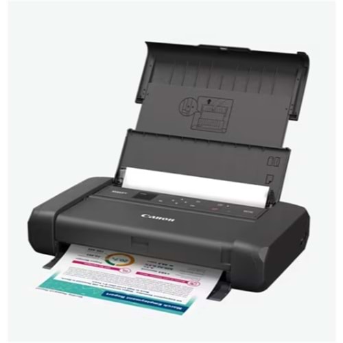CANON A4 MAXIFY BX110 WIFI Pilli Renkli Taşınabilir Mürekkep Püskürtmeli Yazıcı