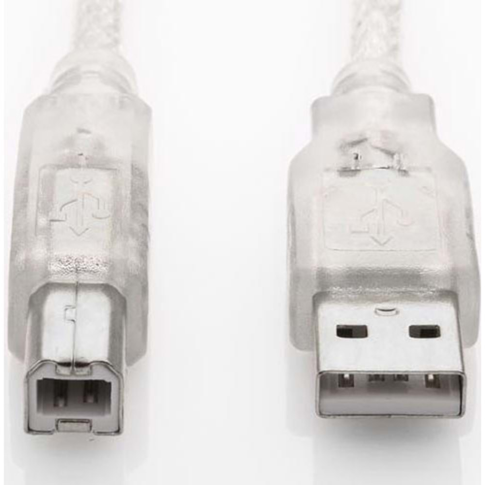 EMBA S-Link Yazıcı Kablosu Usb Şeffaf 3 mt SL-U2003