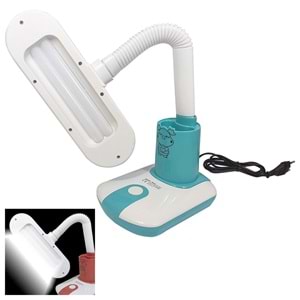 Sılver Toss St-7821 Kitap Okuma Çocuk Masa Lambası Kalemlik Turkuaz 26 Led 220V
