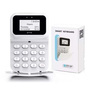 OPAX SZR-1881 KABLOLU LCD EKRANLI RFID DESTEKLİ KEYPAD / TUŞ TAKIMI (2545/2646/2747 Paneller için)