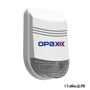 Opax Bgr-09 Kablosuz Harici Siren /Mesafe Artırıcı /Repeater Adaptör Dahil