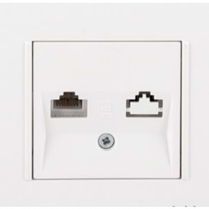 Netelsan Data Prizi Rj 45 Cat6 + Çerçeve Dahil