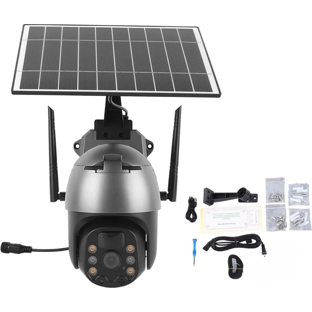 ZTECH ZR-2085 4G SOLAR SPEED DOME 4MP IP 4mm CAMERA