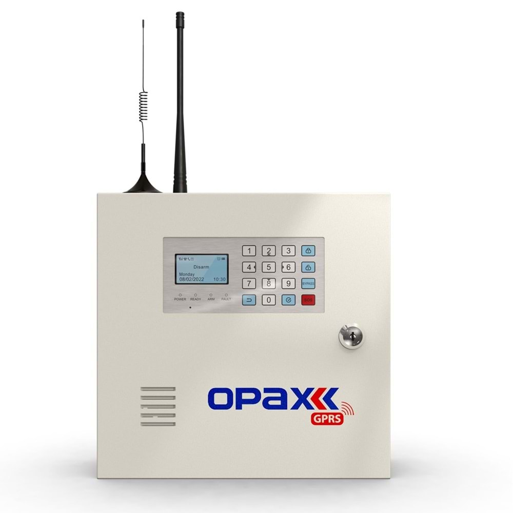 Opax 2646 Gprs Alarm Paneli Akü Dahil (1 Yıl Ahm Ücretsiz)