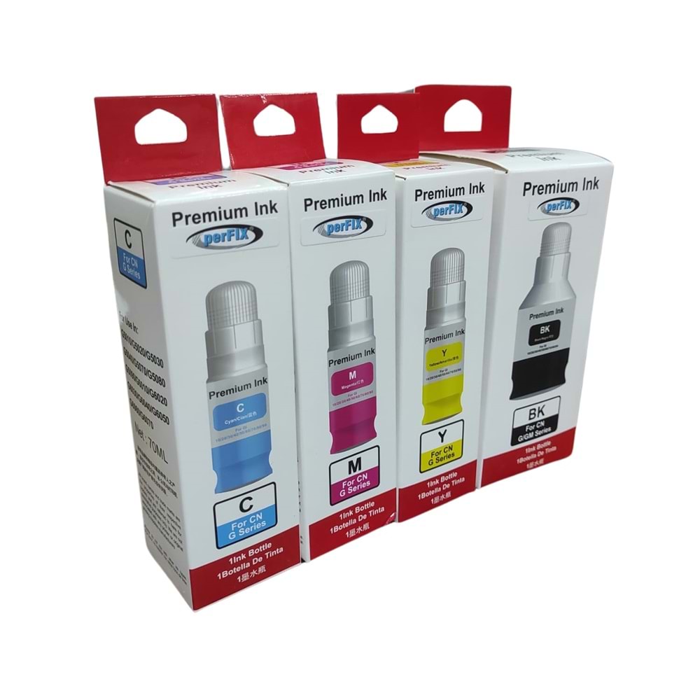 Perfix Pf GI Serisi Premium Set Şişeli Muadil Mürekkep