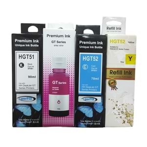 Perfix Hgt51- Hgt52 Üniversal Set Şişeli Muadil Mürekkep