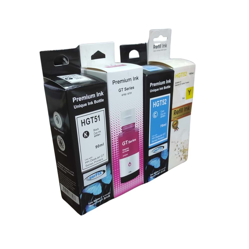 Perfix Hgt51- Hgt52 Üniversal Set Şişeli Muadil Mürekkep