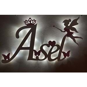 Gece Lambası Led li İsimli Model 80 X 50 CM Peri-1