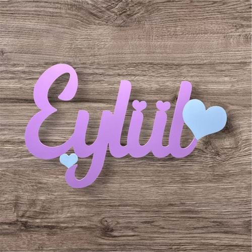 Gece Lambası Led li İsimli Kalp Model Kalp-1