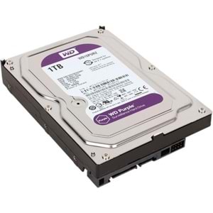 1 TB WD Purple 3.5 64MB 5400Rpm Sata3 (WD10PURZ) 7/24 Güvenlik Disk