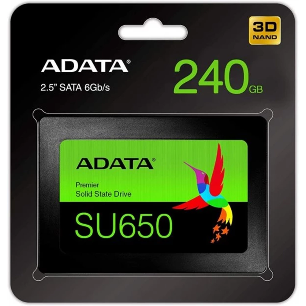 240GB Adata 2.5 SU650 520-450Mbs SSD Disk