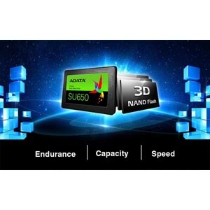 240GB Adata 2.5 SU650 520-450Mbs SSD Disk