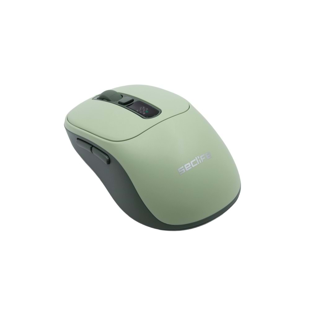 Seclife SC-200 Şarjlı Kablosuz Sessiz Mouse Yeşil