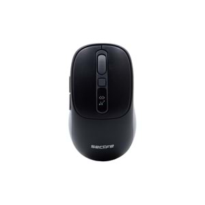 Seclife SC-400 Şarjlı Kablosuz Sessiz Mouse Siyah