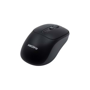 Seclife SC-400 Şarjlı Kablosuz Sessiz Mouse Siyah