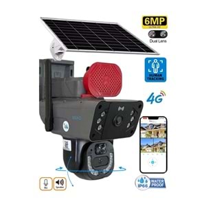 O-KAM PRO O-kam-3815 4g Dual Lens Solar Ptz Güneş Panelli Kamera