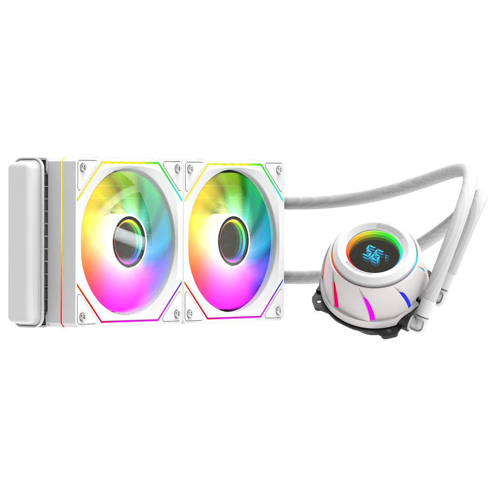 GAMEBOOSTER 240MM BLADE 240B GB-LCS-BL240W ARGB AM5-1851p Sıvı Soğutmalı İşlemci Fanı Beyaz