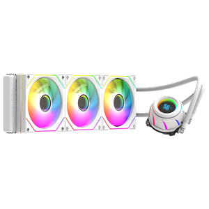 GAMEBOOSTER 360MM BLADE 360W GB-LCS-BL360W ARGB AM5-1851p Sıvı Soğutmalı İşlemci Fanı Beyaz