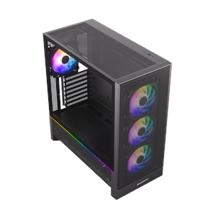 GAMEBOOSTER 750W 80+ BRONZE MYSTRAL JBST-GBJML03 4-ARGB Fanlı Gaming EATX PC Kasası